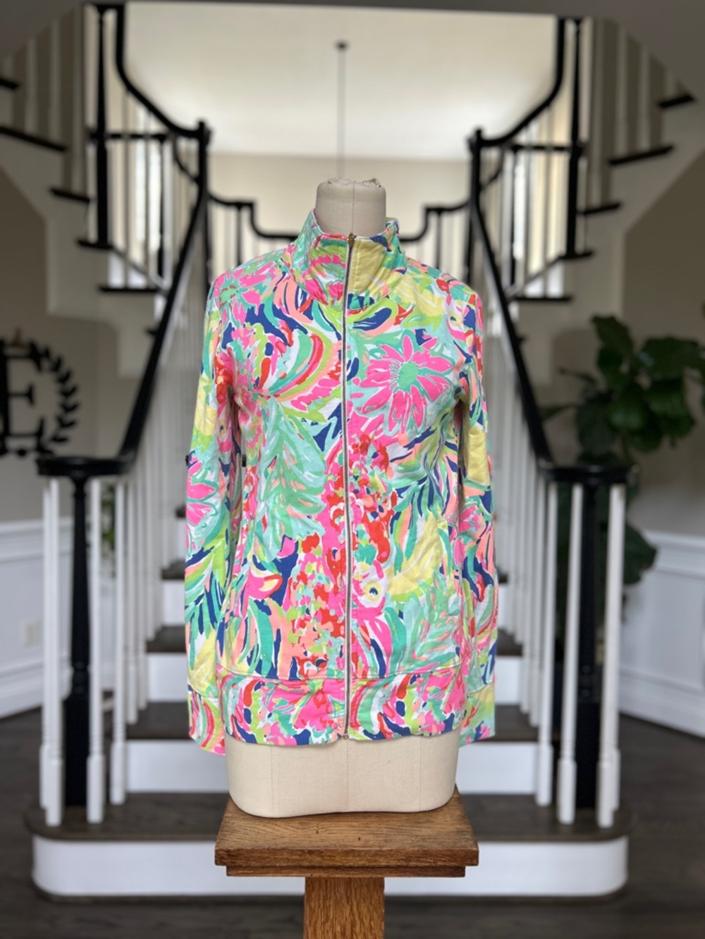 Lilly Pulitzer Reagan Floral Jacket Preppy